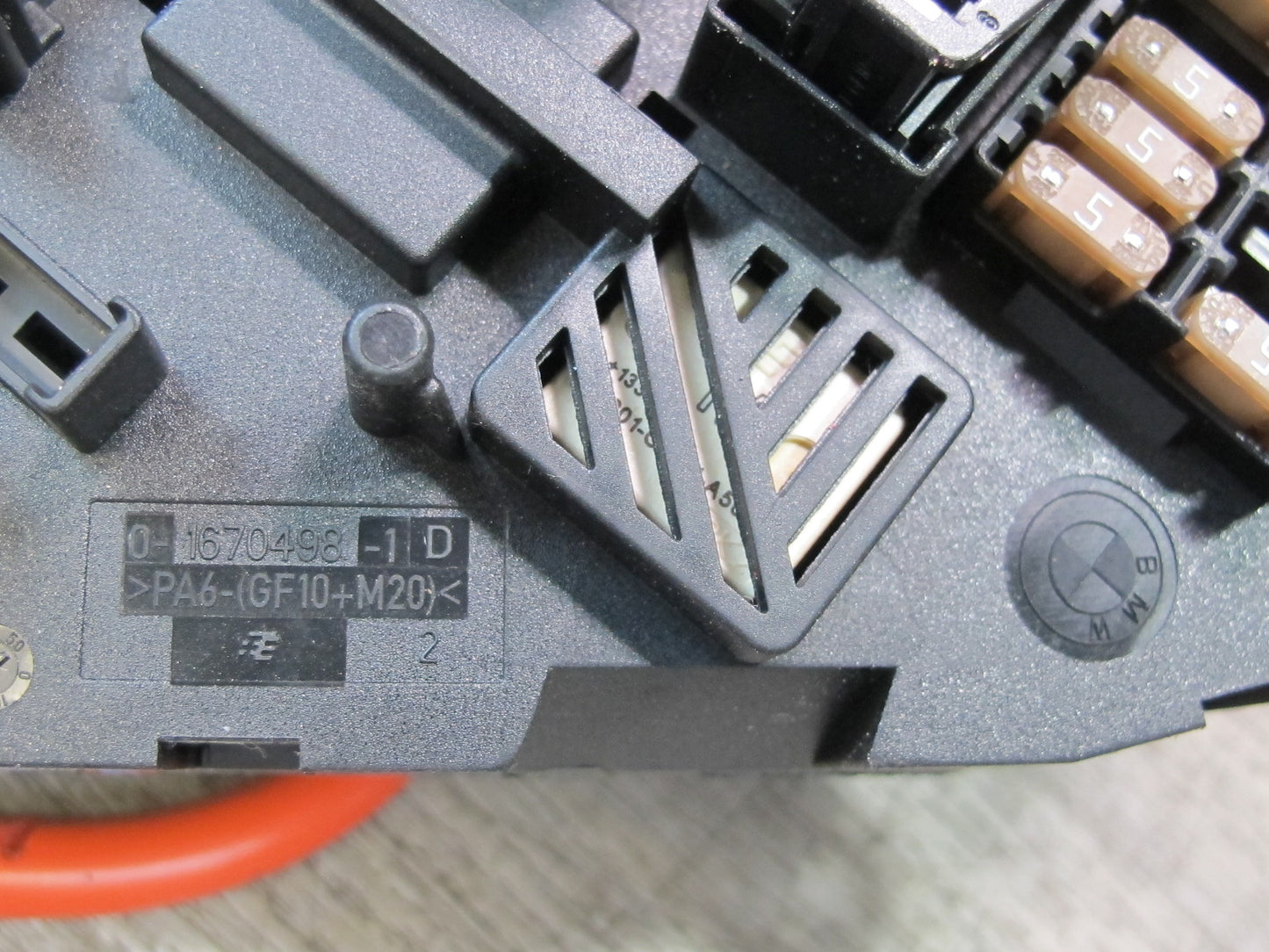 2012-2015 BMW F12 F13 F06 M6 Rear Power Distribution Fuse Box Module