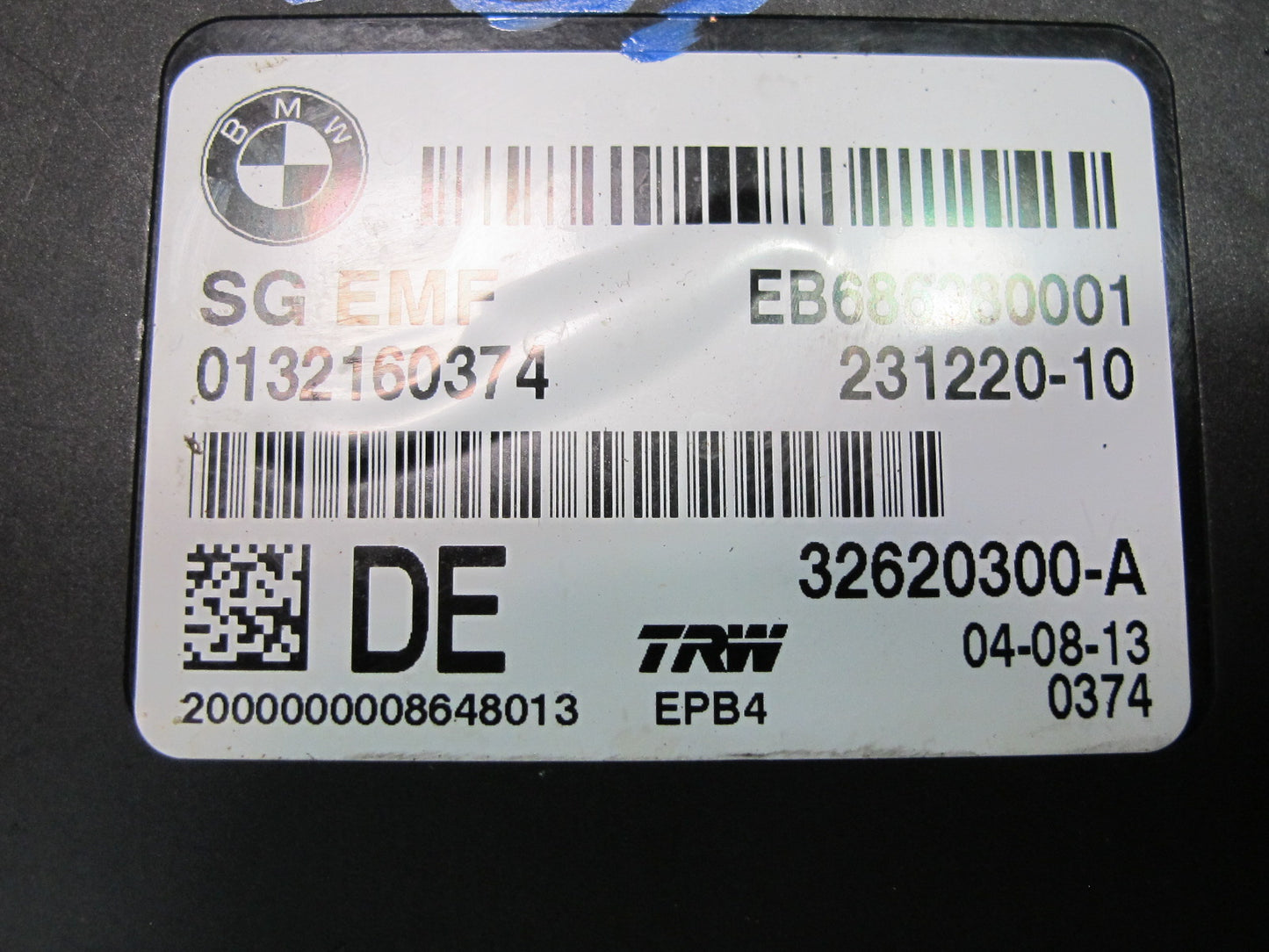 2012-2015 BMW F12 F13 F06 M6 Parking Brake EMF Control Module Unit
