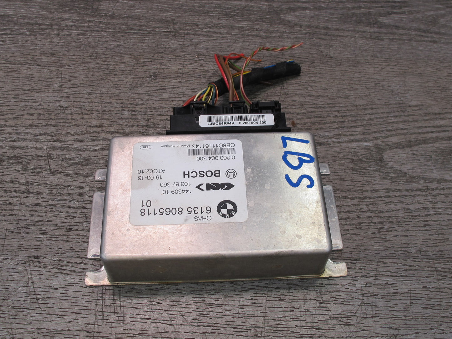 2012-2018 BMW F12 F13 F06 M6 Rear Differential Lock Control Module Unit