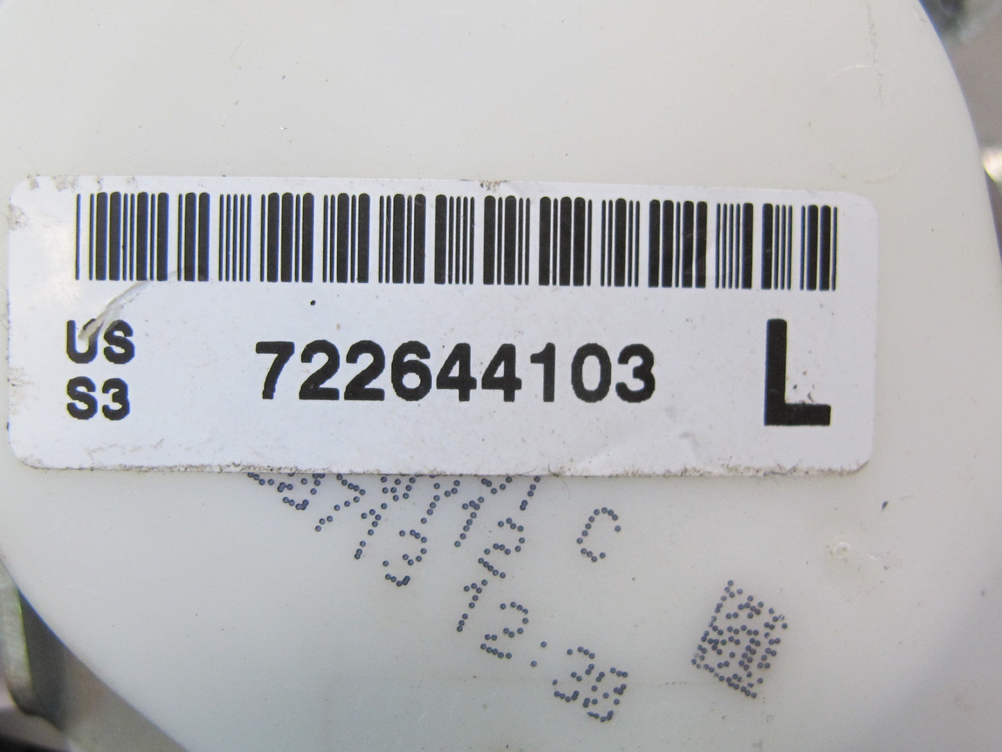 12-18 BMW F12 M6 REAR RIGHT & LEFT SIDE SEATBELT RETRACTOR SET OEM