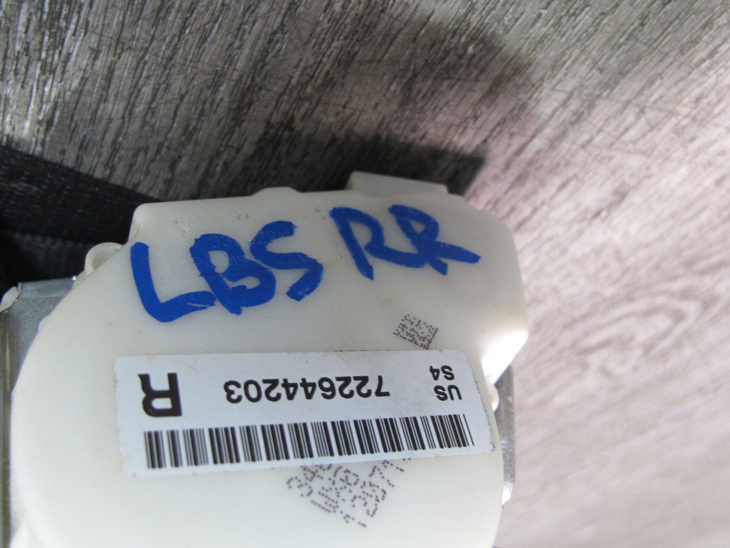 12-18 BMW F12 M6 REAR RIGHT & LEFT SIDE SEATBELT RETRACTOR SET OEM