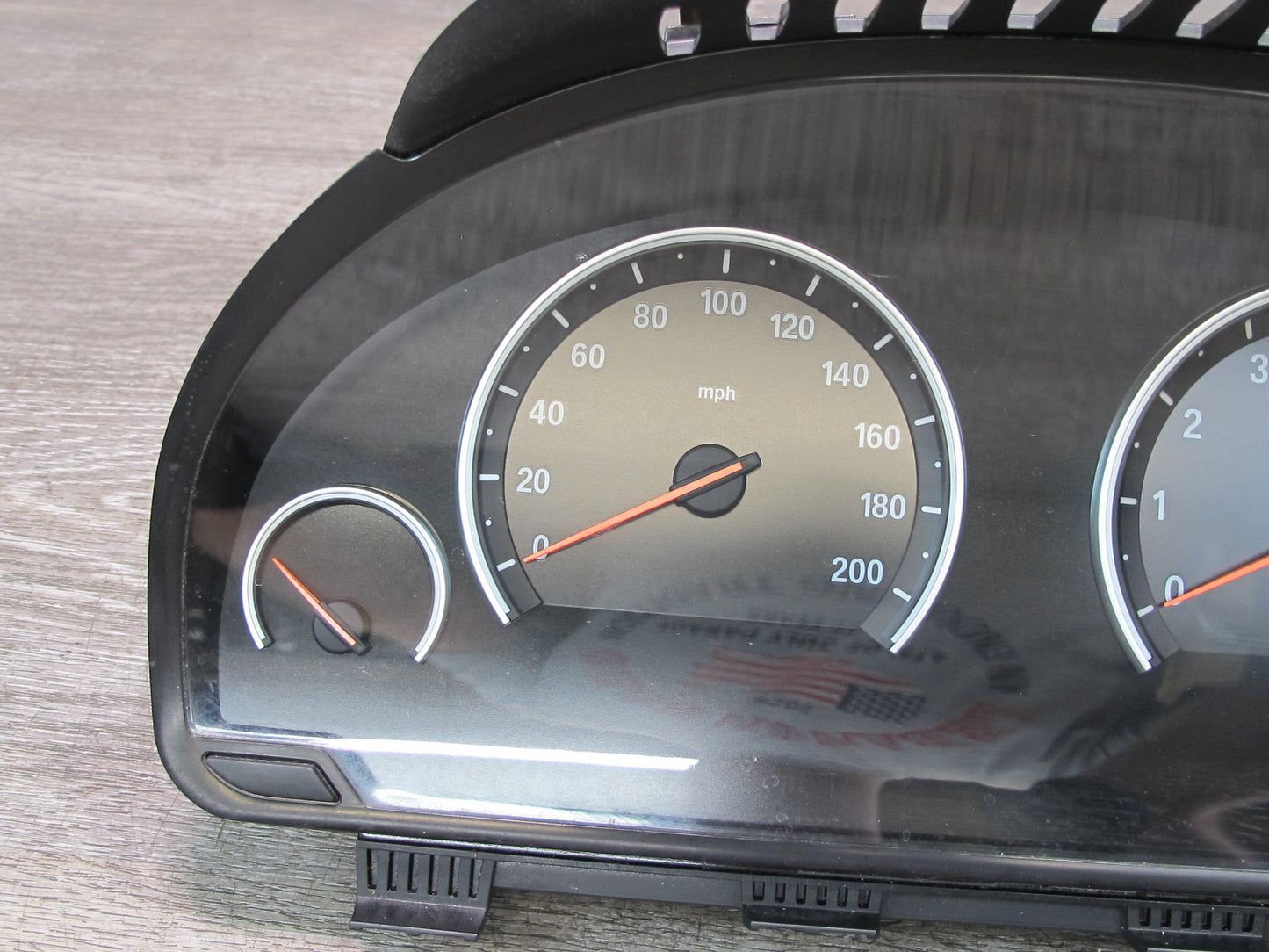 2013-2018 BMW F12 F13 M6 S63T  MPH Speedometer Instrument Gauge Cluster