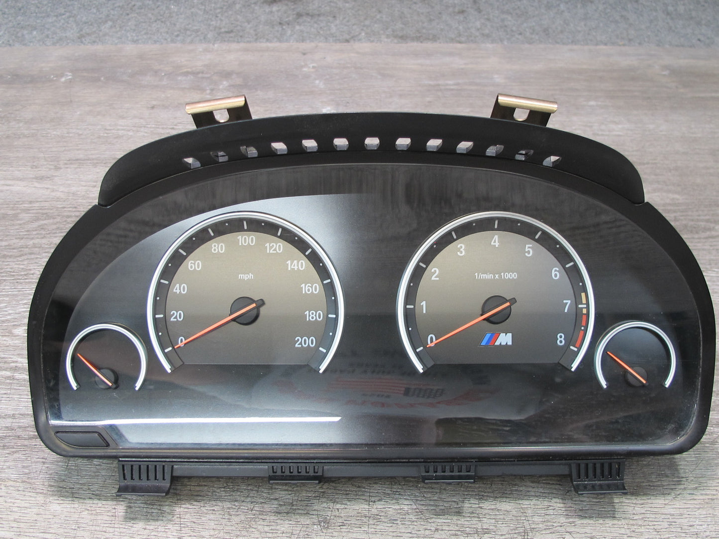 2013-2018 BMW F12 F13 M6 S63T  MPH Speedometer Instrument Gauge Cluster