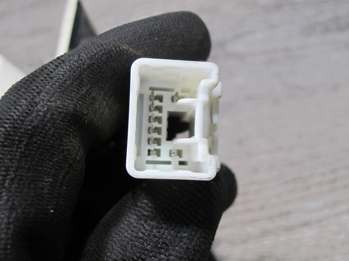 95-97 Toyota Celsior RHD Left & Right Side View Door Mirror White w Switch OEM