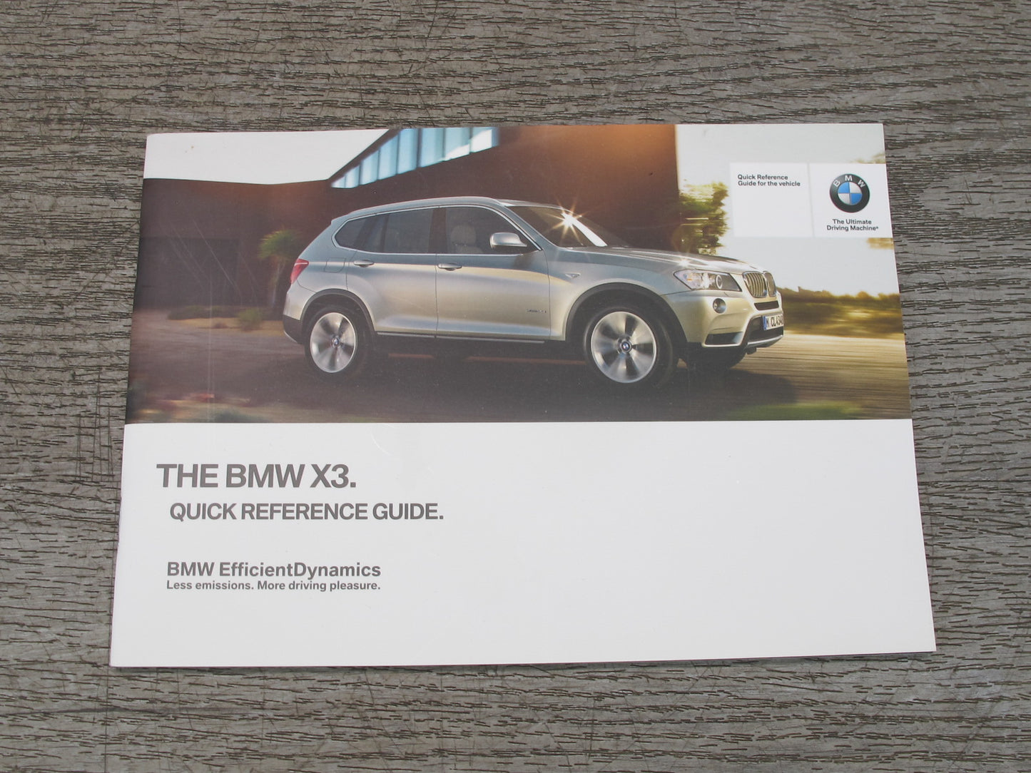 2014 BMW F25 X3 Owners User Operator Guide Manual Book Set w Case OEM