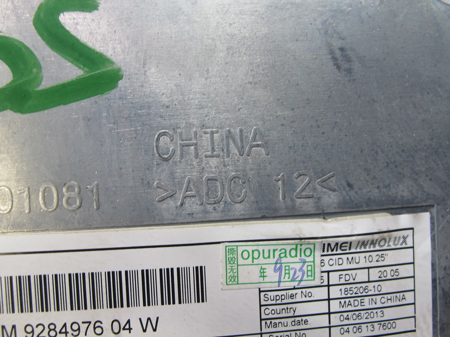 2012-2015 BMW F12 F13 F06 M6 Dash Board Navigation Display Screen Monitor 10"