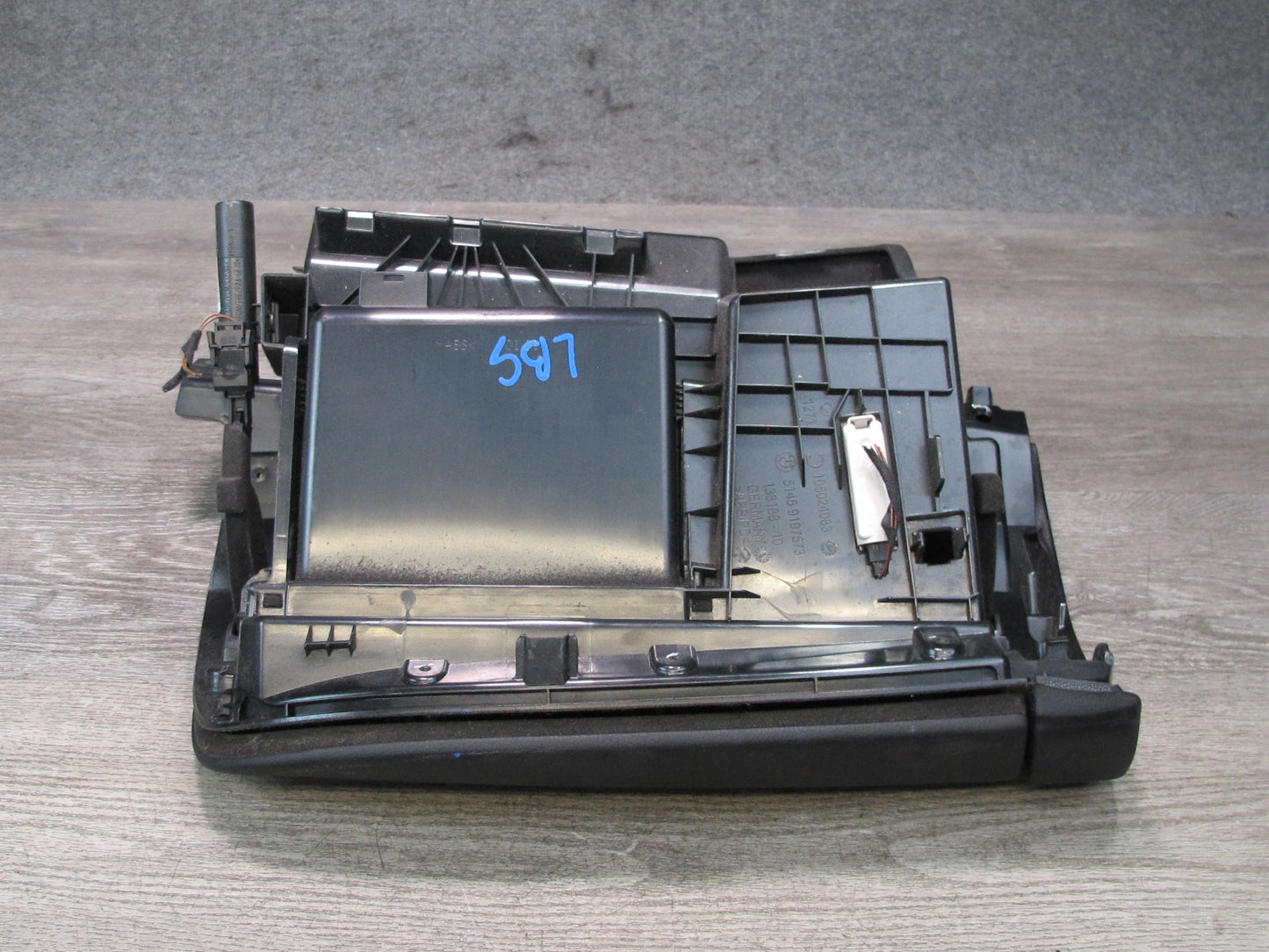 2012-2018 BMW F12 F13 F06 M6 Right Side Glove Box Storage Compartment Black