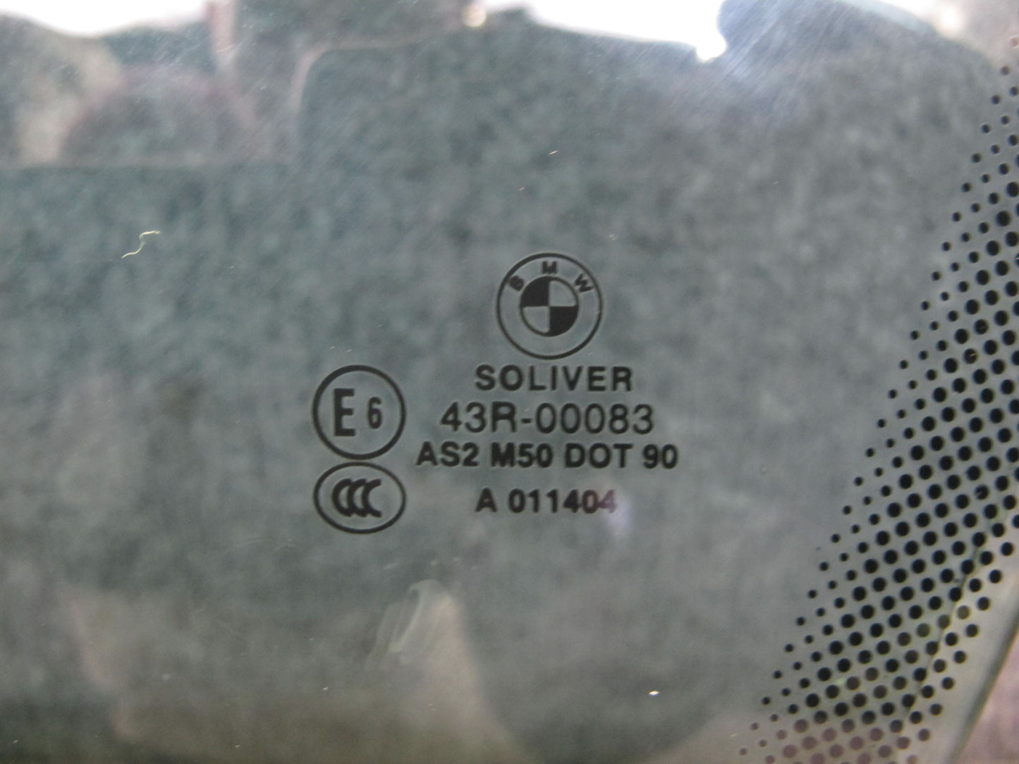 2012-2018 BMW F12 F13 M6 Front Left Driver Side Door Glass Window