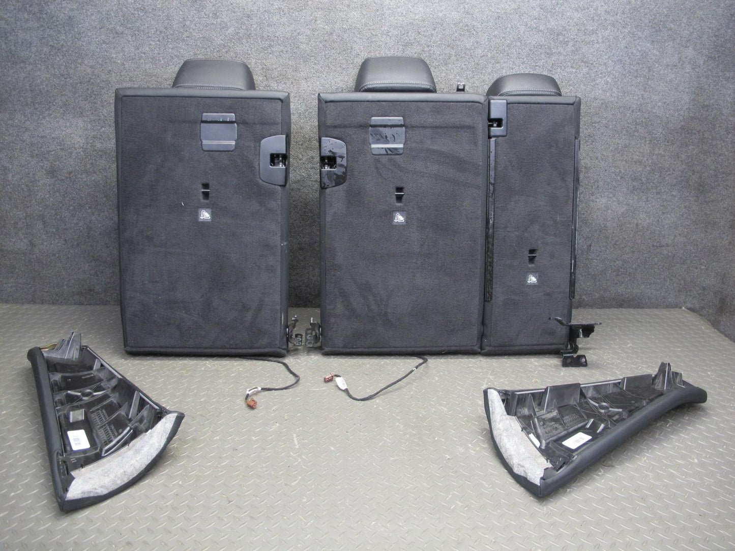 11-17 BMW F25 X3 Front & Rear Sport Heated Leather Seat Set Black OEM