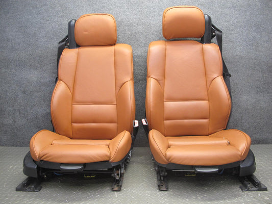 01-06 BMW E46 330ci Convert Front Right Left  Sport Heated Leather Seat Set OEM