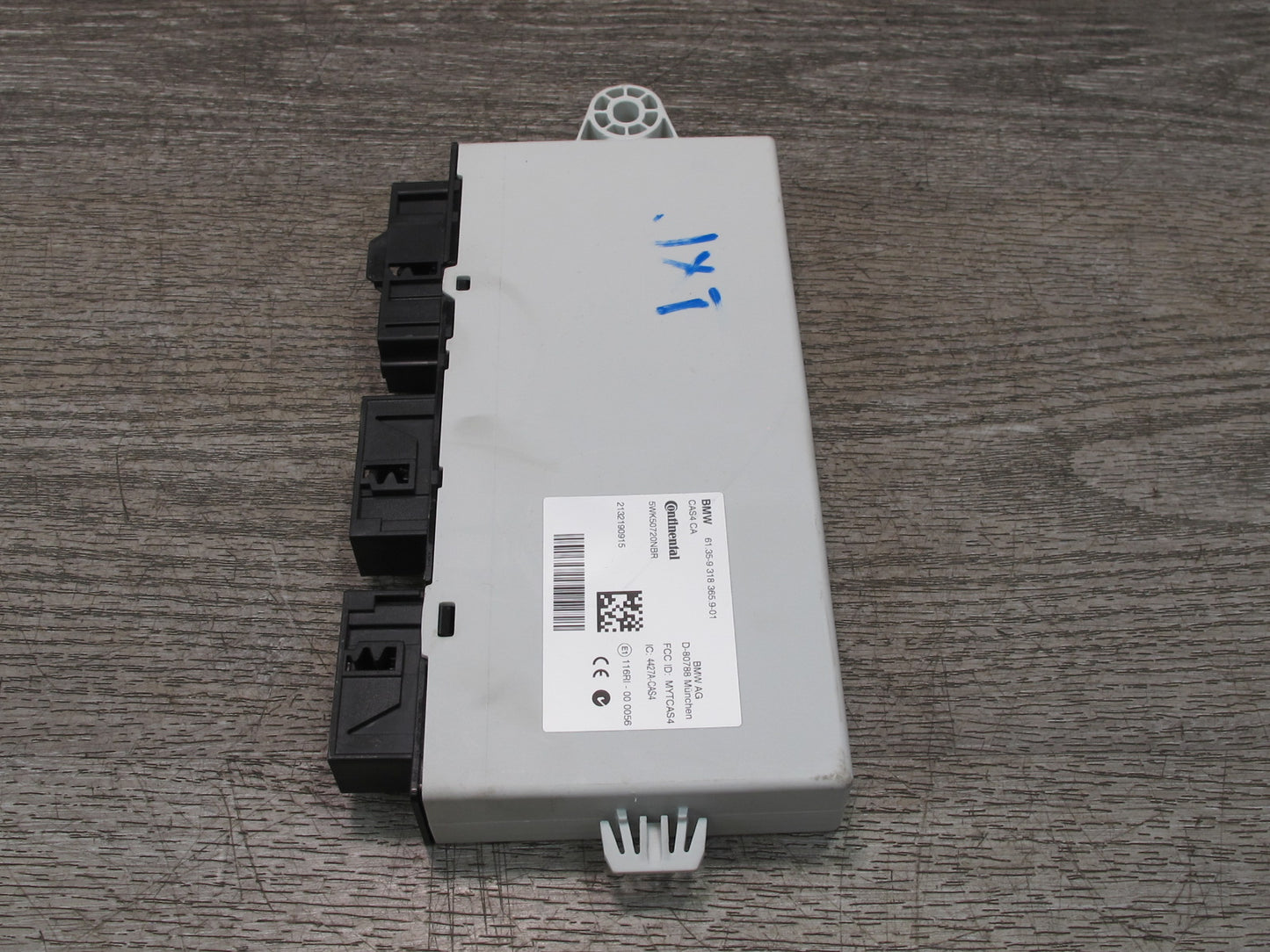 11-17 BMW F07 F10 F11 F25 X3 CAS4 Theft Locking Control Module 9318365 OEM