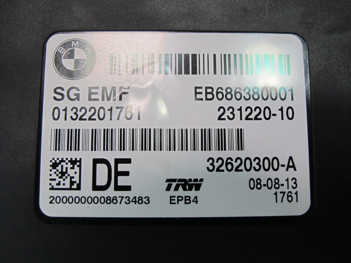11-17 BMW F25 X3 Parking Brake EMF Control Module Unit