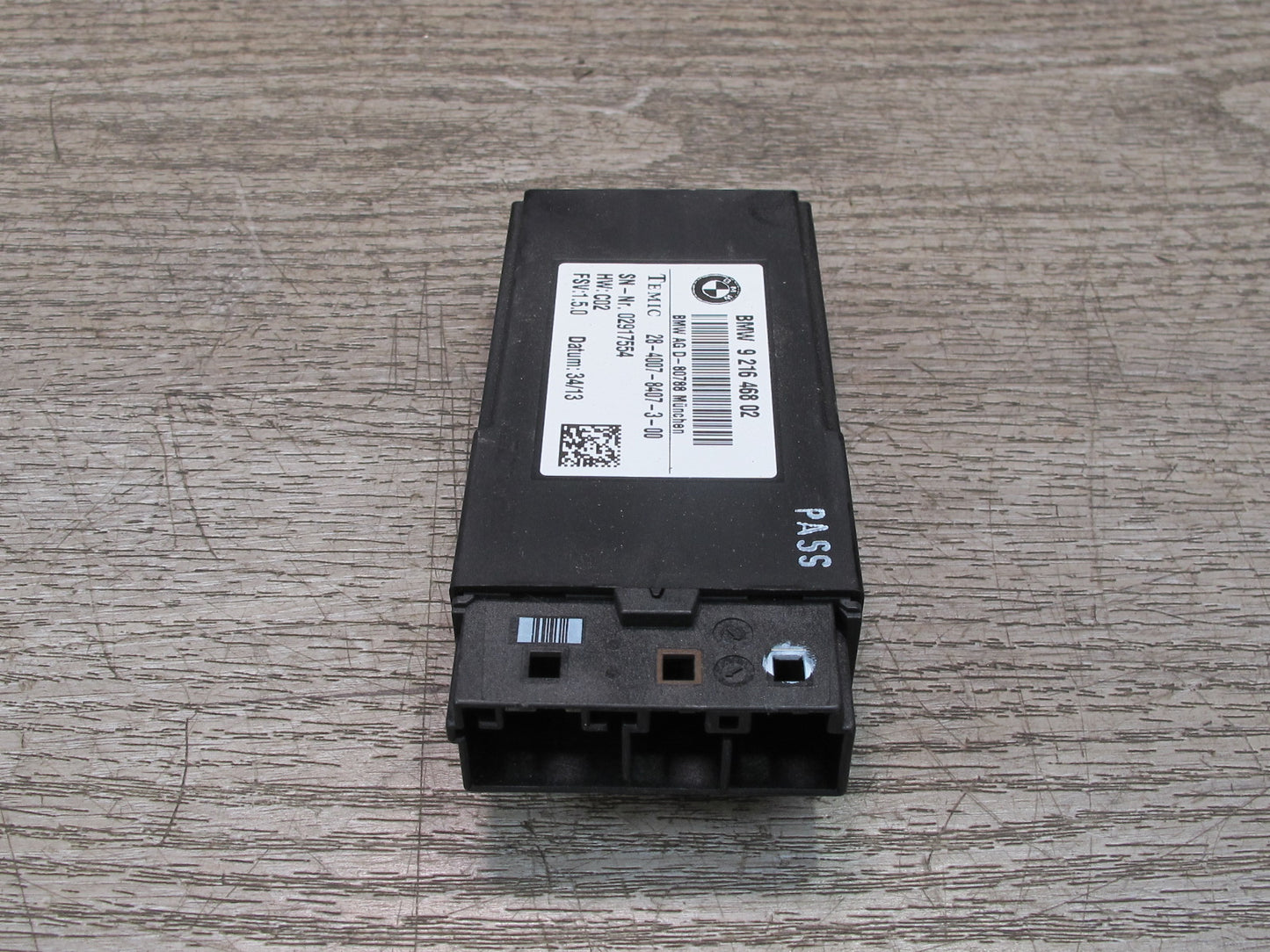 11-17 BMW F07 F10 F11 F25 X3 Heated Seat Control Module 9216468 OEM