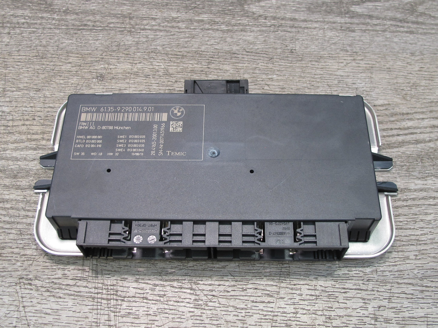 11-14 BMW F25 X3 FRM3 Footwell Light Control Module 9290014 OEM