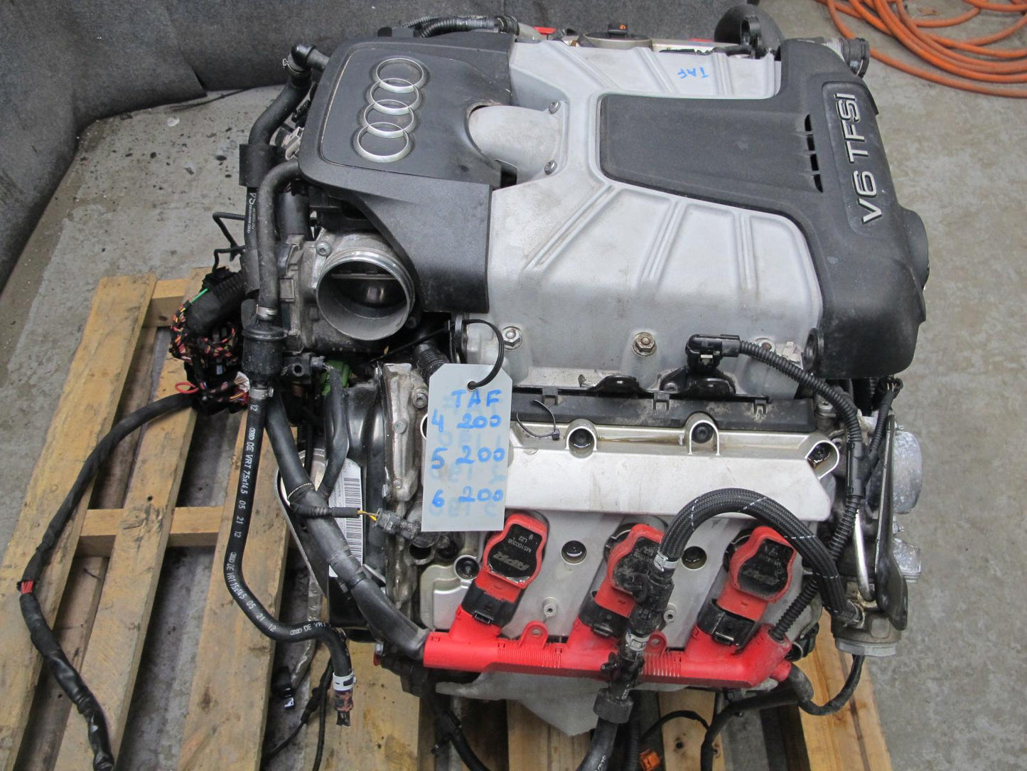 13-16 Audi B8 S4 3.0L Tfsi Xgxc AWD Complete Engine Motor 134K Miles