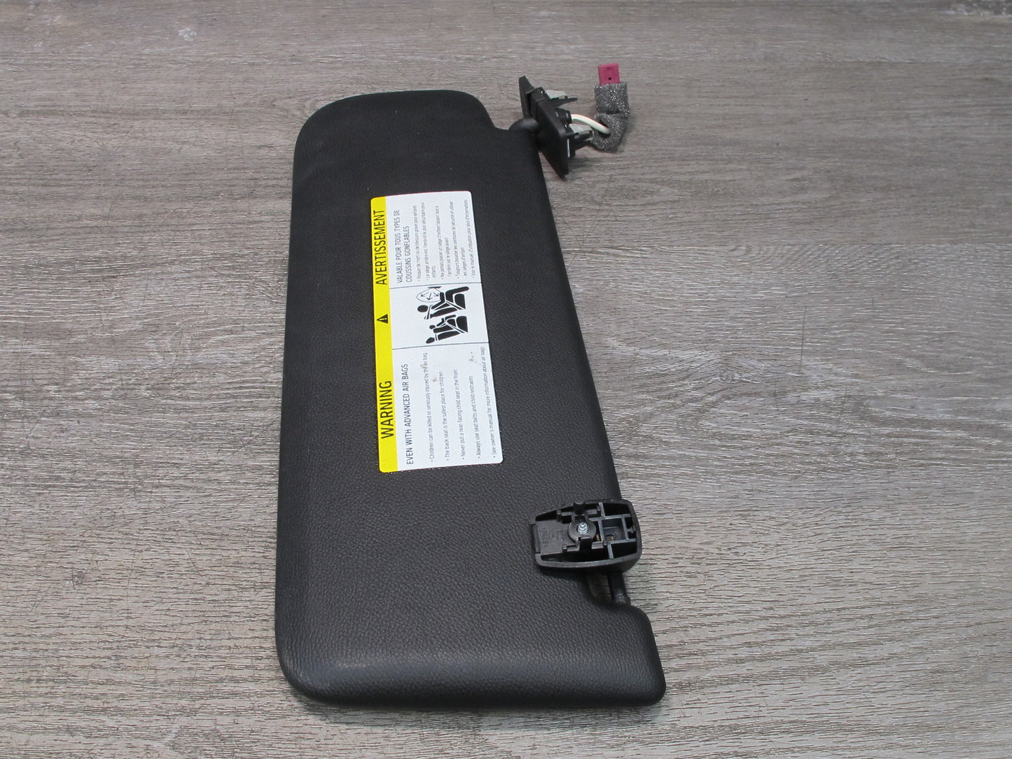 11-17 BMW F25 X3 Set of 2 Front Left & Right Sun Visor Black OEM