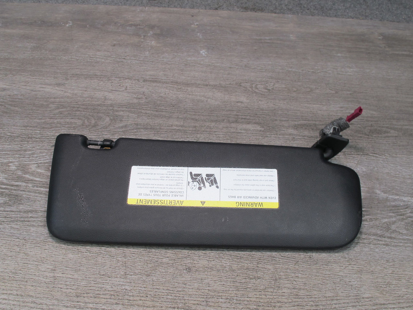 11-17 BMW F25 X3 Set of 2 Front Left & Right Sun Visor Black OEM