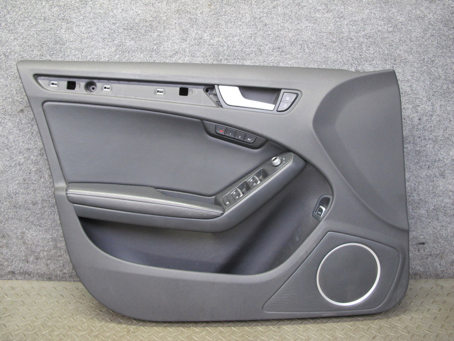 13-16 Audi B8 A4 S4 Set of 2 Front Left & Right Door Interior Trim Panel OEM