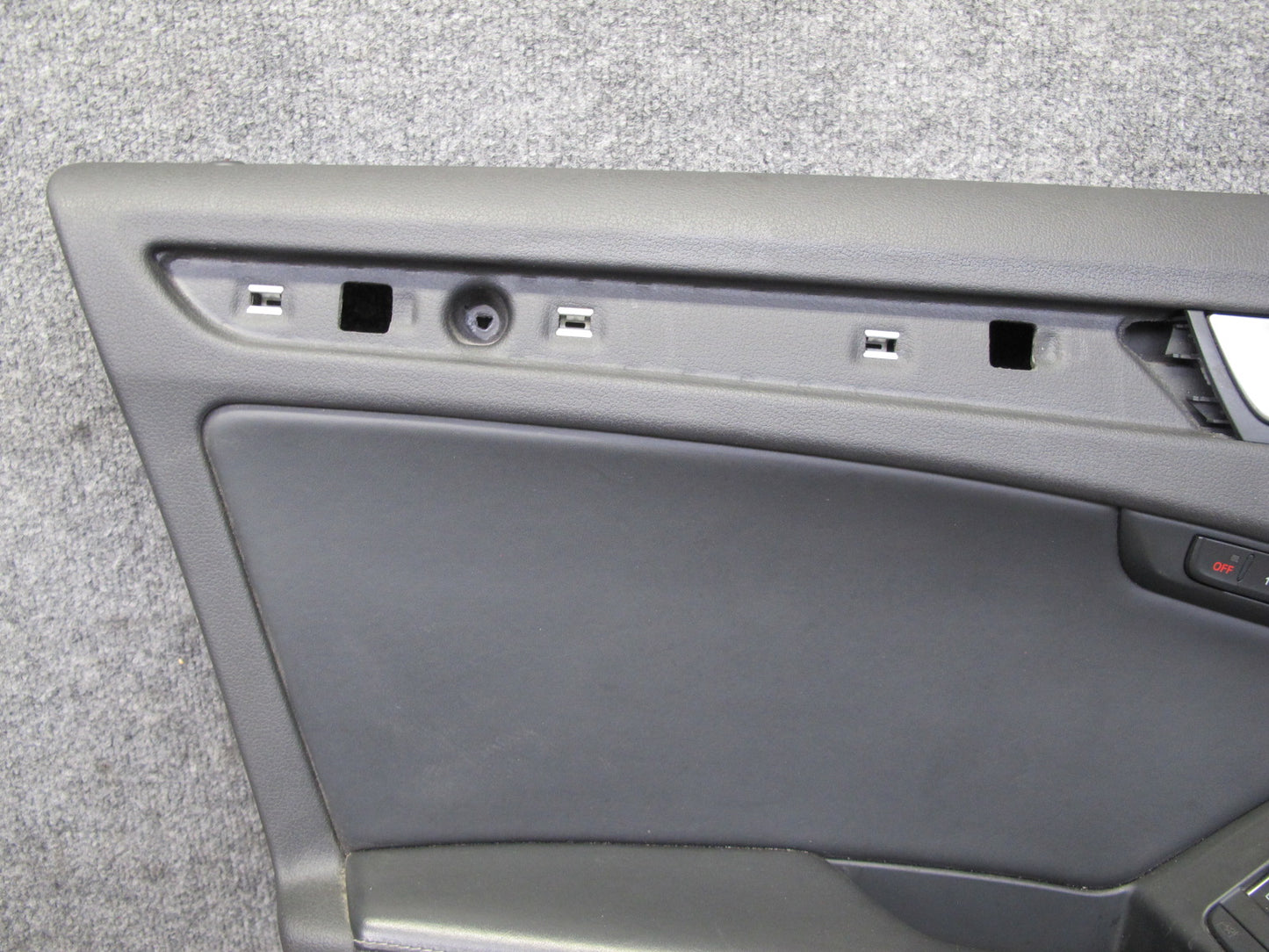 13-16 Audi B8 A4 S4 Set of 2 Front Left & Right Door Interior Trim Panel OEM