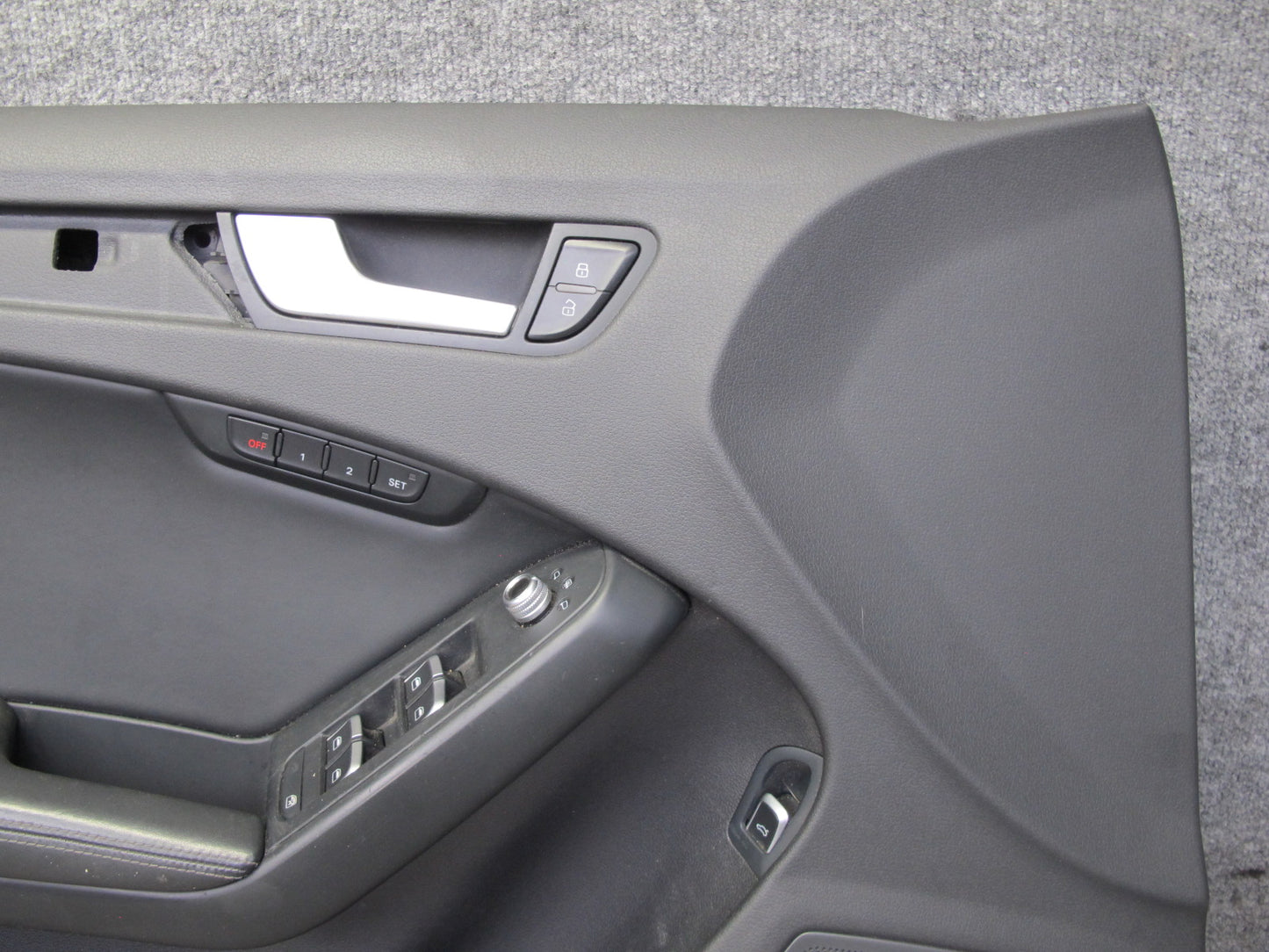 13-16 Audi B8 A4 S4 Set of 2 Front Left & Right Door Interior Trim Panel OEM