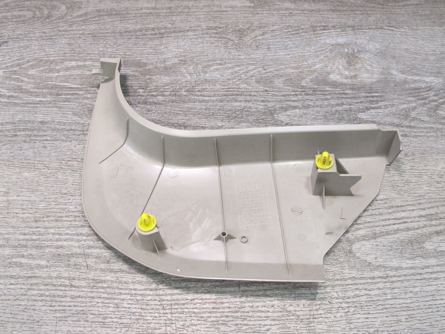 08-13 BMW E88 135I Conv Front Left & Right Lower Kick Trim Cover Beige Set OEM