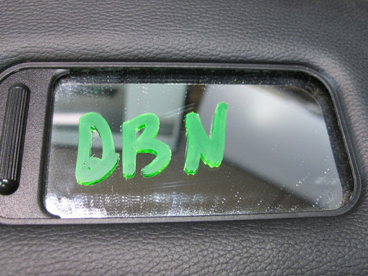 08-13 BMW E88 135i Convertible Left & Right Sun Visor Black Set OEM