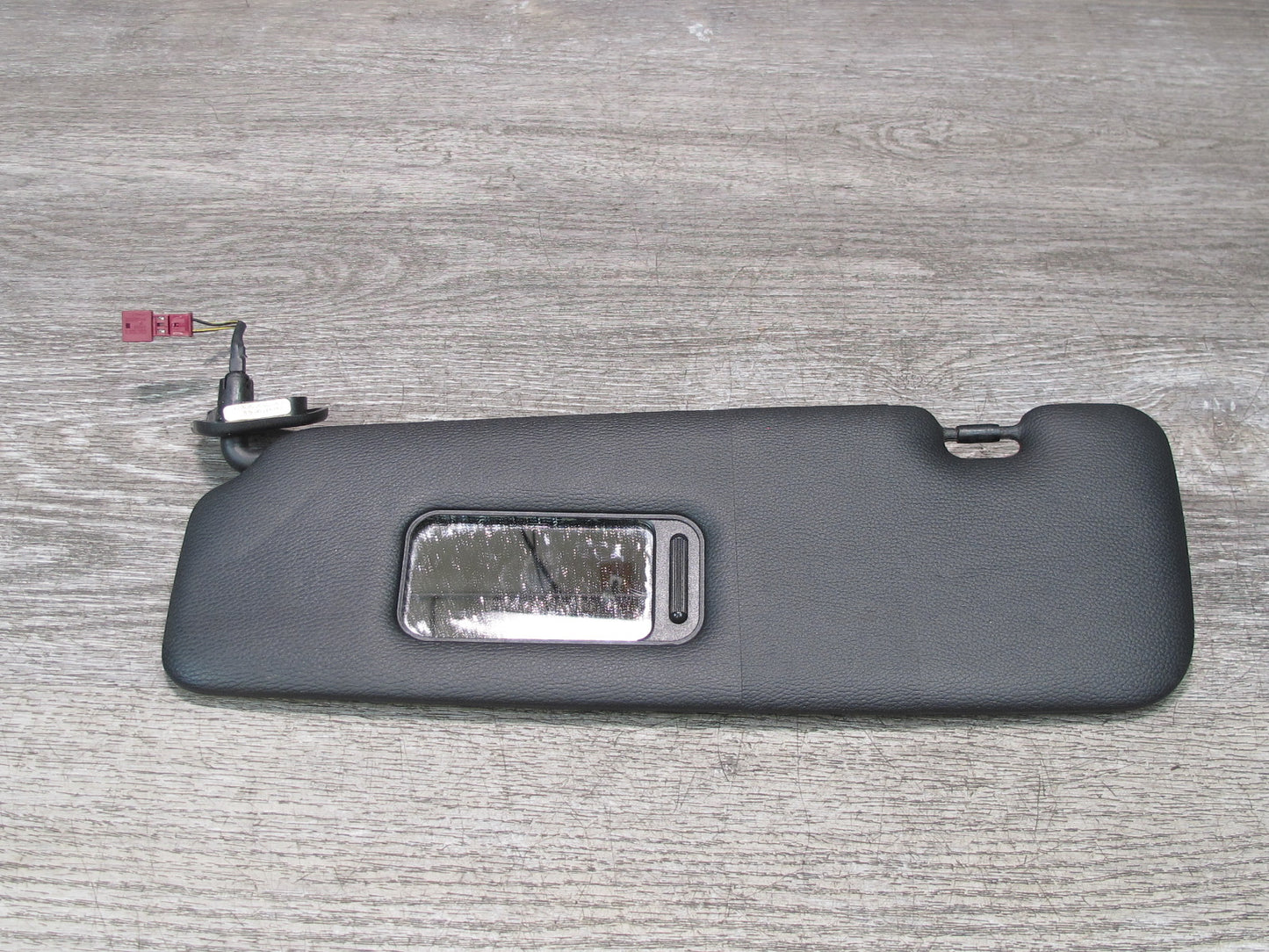 08-13 BMW E88 135i Convertible Left & Right Sun Visor Black Set OEM