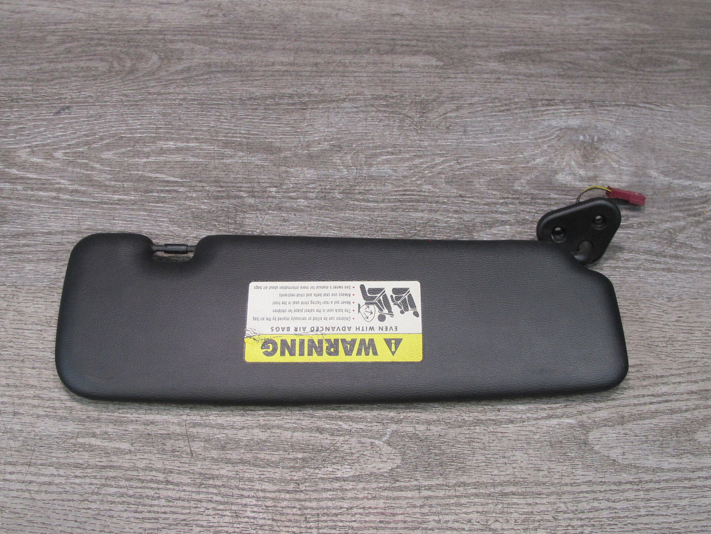 08-13 BMW E88 135i Convertible Left & Right Sun Visor Black Set OEM