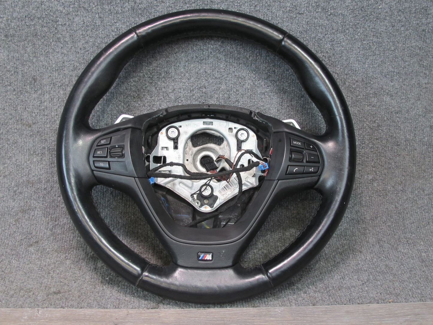 11-14 BMW F25 X3 M Sport Leather Heated Steering w Paddles OEM