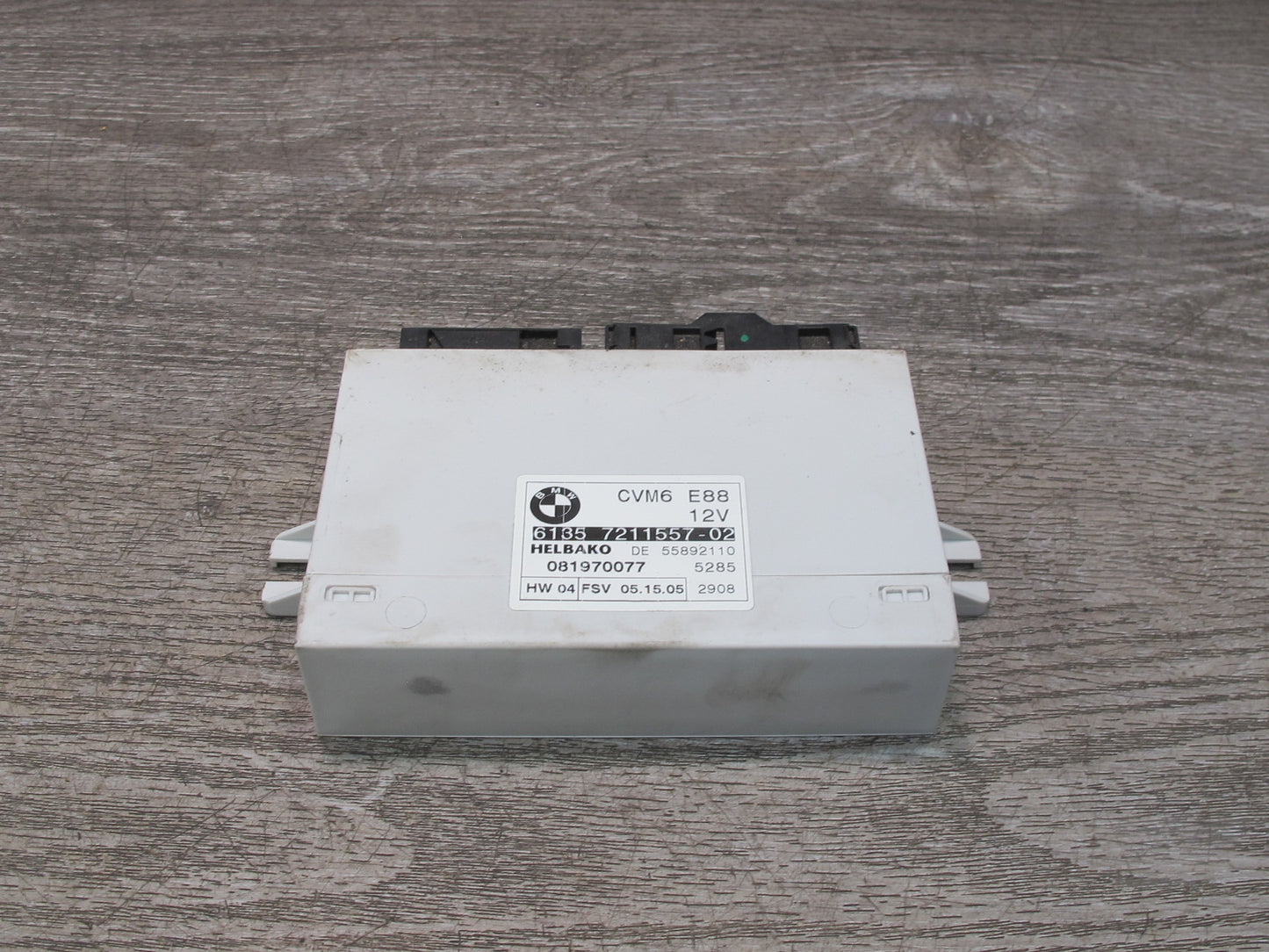 08-09 BMW E88 135I Convertible Folding TOP Roof Control Module 7211557 OEM