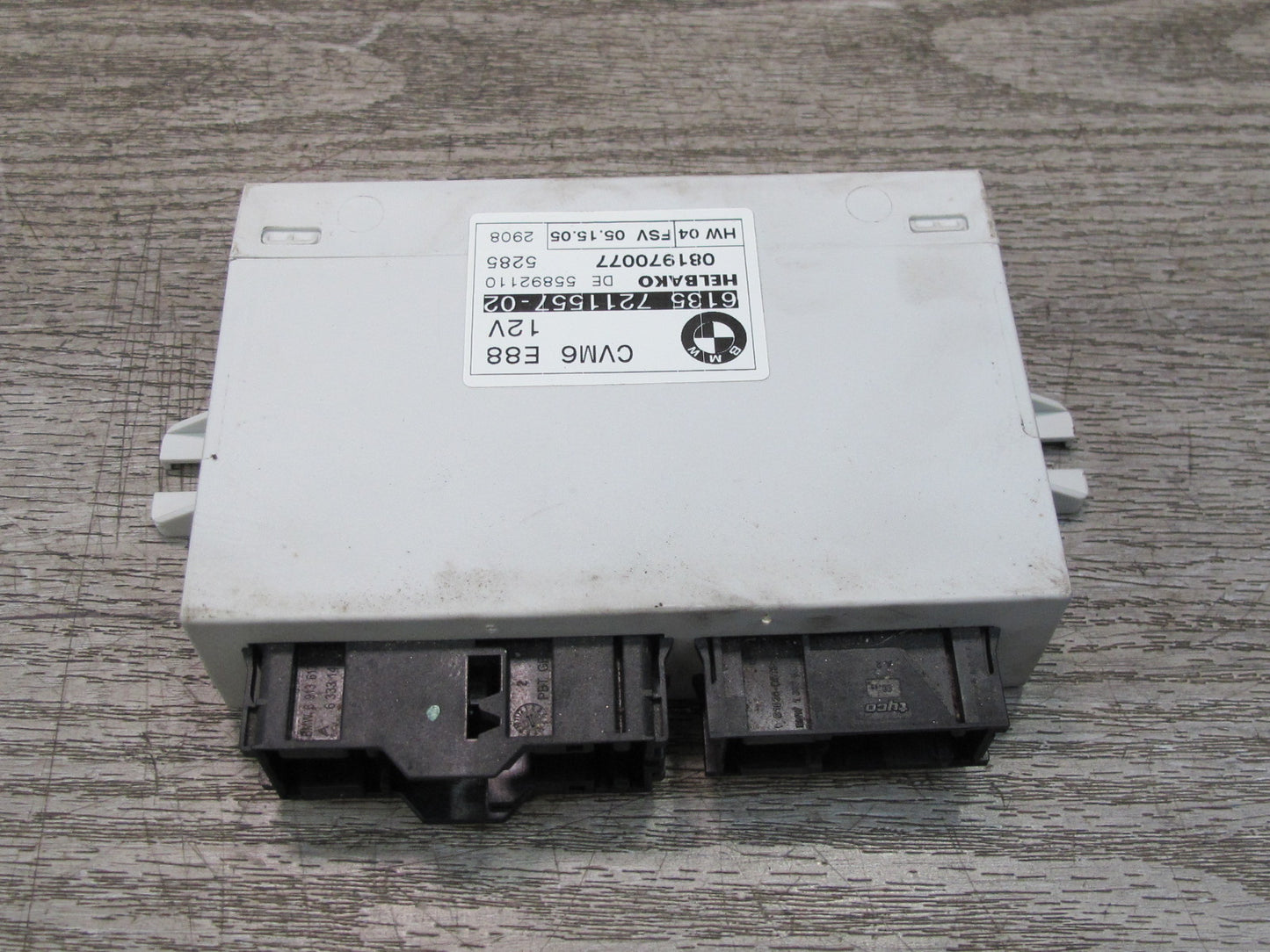 08-09 BMW E88 135I Convertible Folding TOP Roof Control Module 7211557 OEM