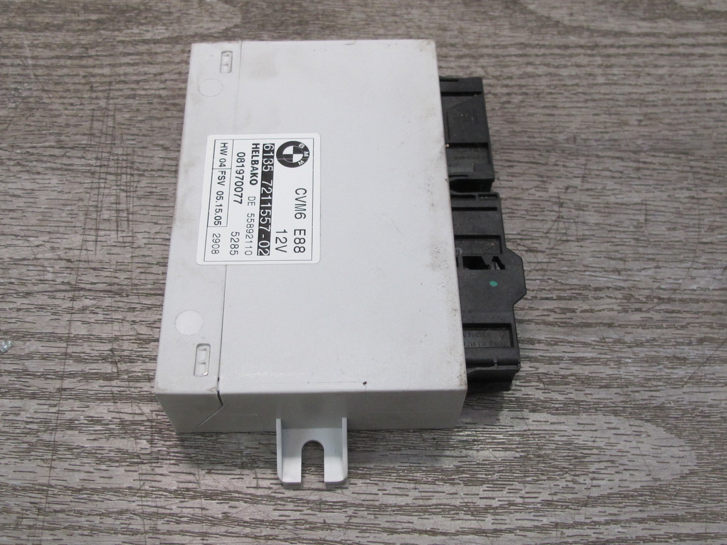 08-09 BMW E88 135I Convertible Folding TOP Roof Control Module 7211557 OEM