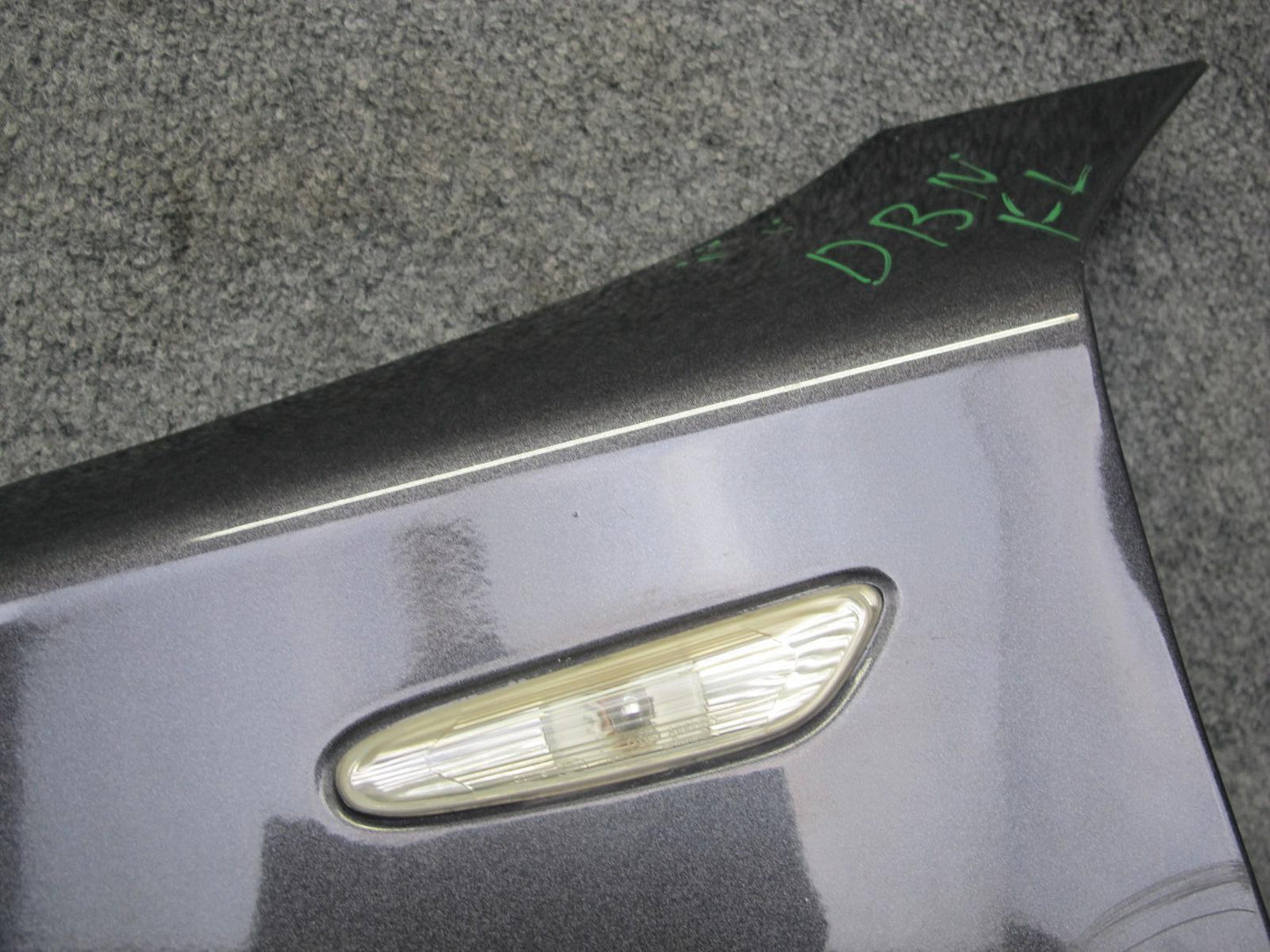 08-13 BMW E82 E88 135i Front Left Fender Shell Panel Sparkling Graphite OEM