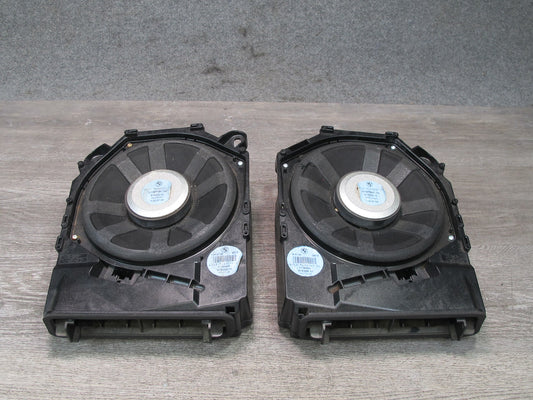 08-13 BMW E82 E88 135I Front Left & Right Hi-fi Audio Subwoofer Speaker Set OEM