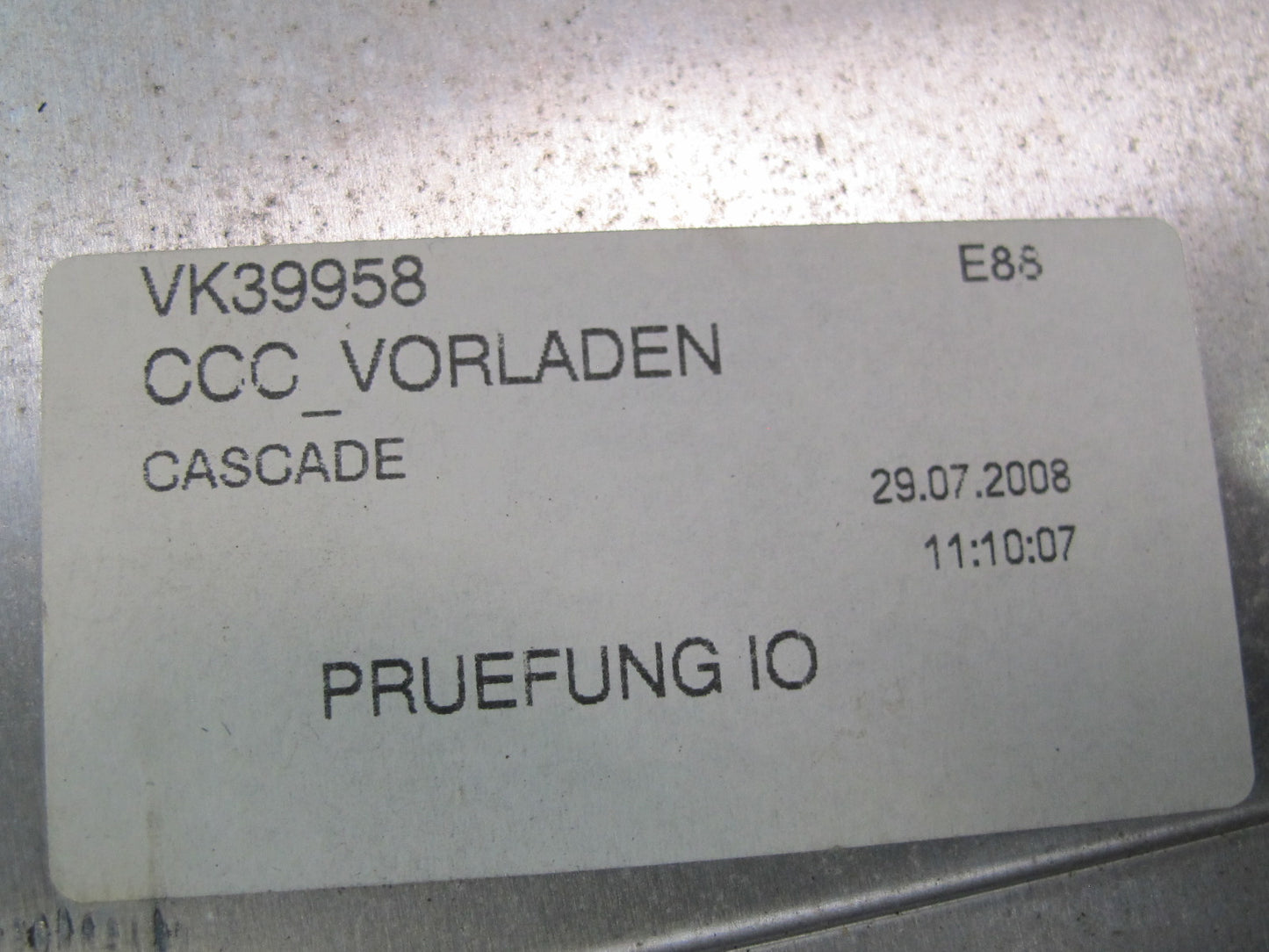 2008 BMW E82 E88 135I CCC Navi Radio CD Player Receiver Head Unit 9185533 OEM