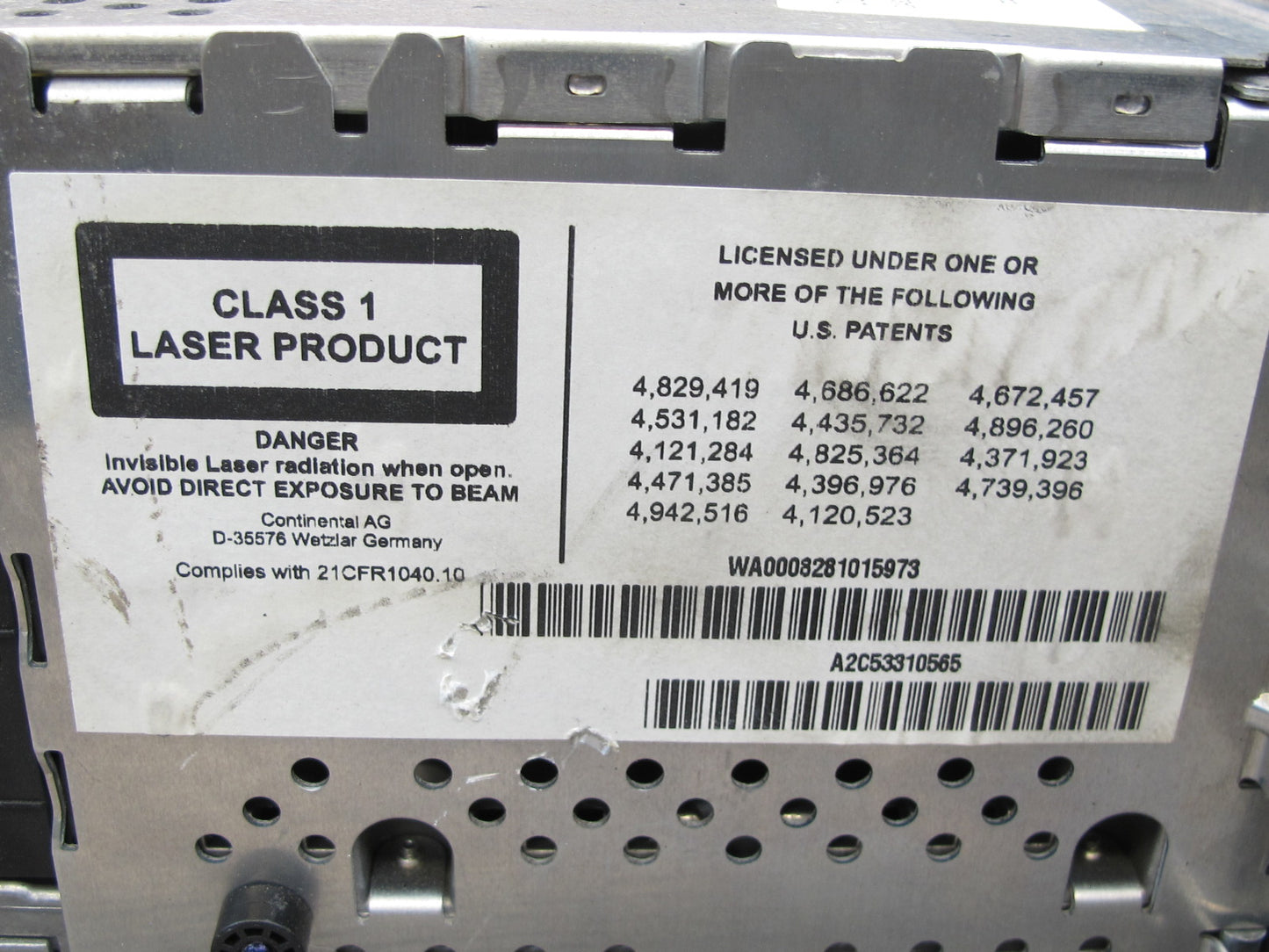 2008 BMW E82 E88 135I CCC Navi Radio CD Player Receiver Head Unit 9185533 OEM