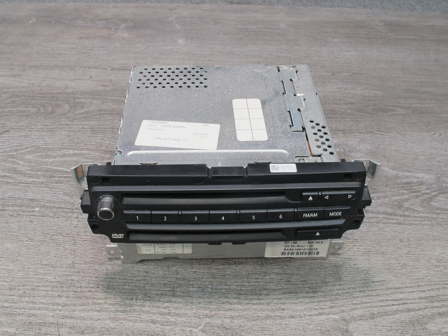 2008 BMW E82 E88 135I CCC Navi Radio CD Player Receiver Head Unit 9185533 OEM