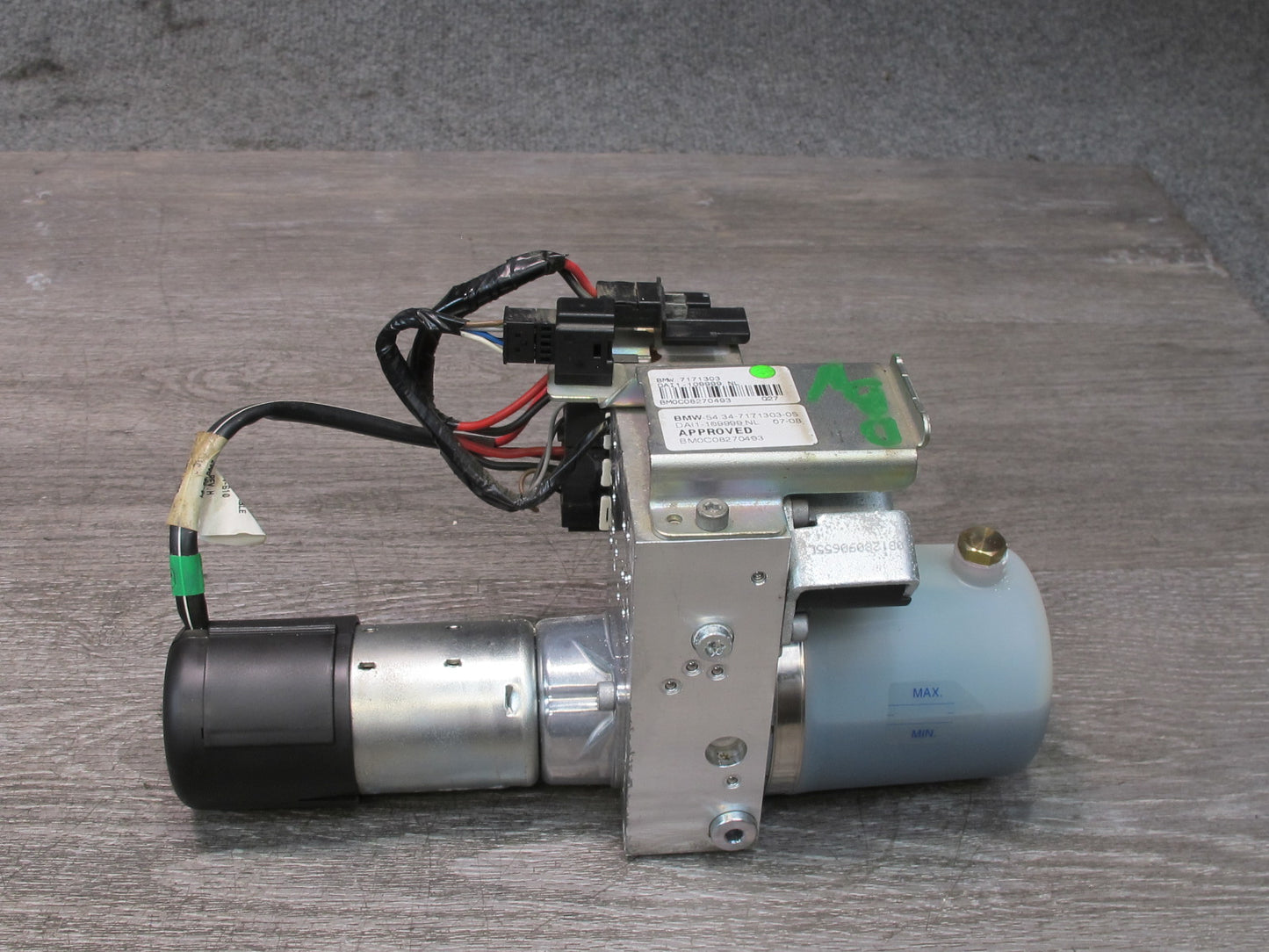 08-13 BMW E88 135i Convertible TOP Roof Hydraulic Pump Motor 7171303 OEM