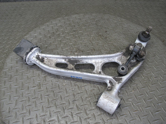 86-88 Mazda RX7 FC3S Front Left Suspension Lower Control Arm w Strut Rod OEM
