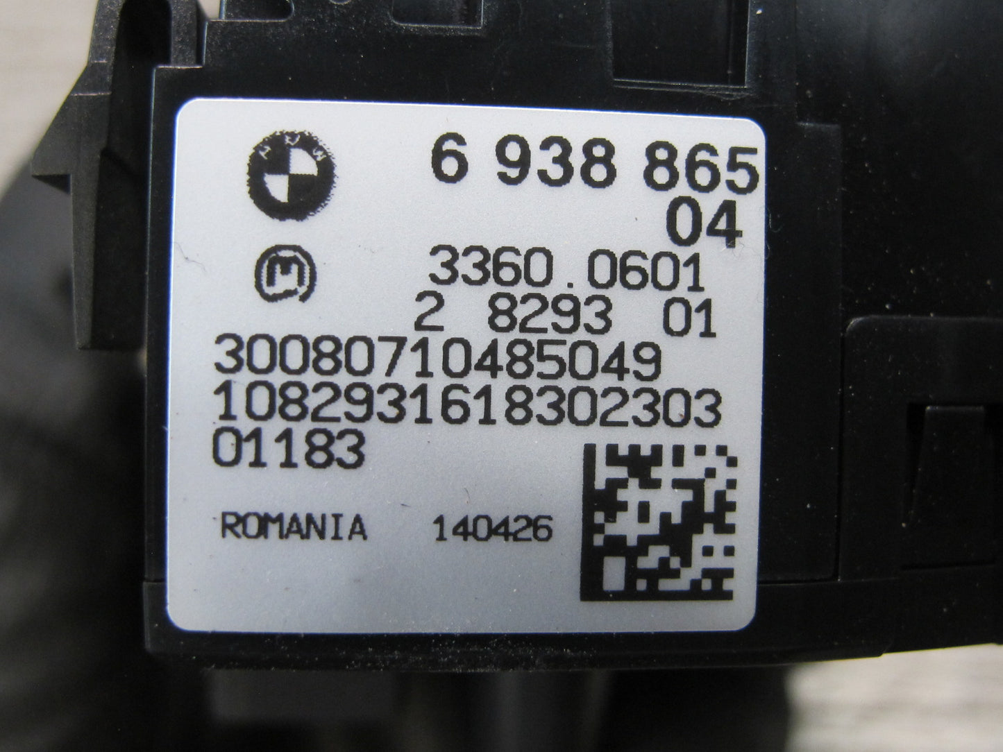 08-10 BMW E82 E88 135I Headlight Control Switch 6938865 OEM