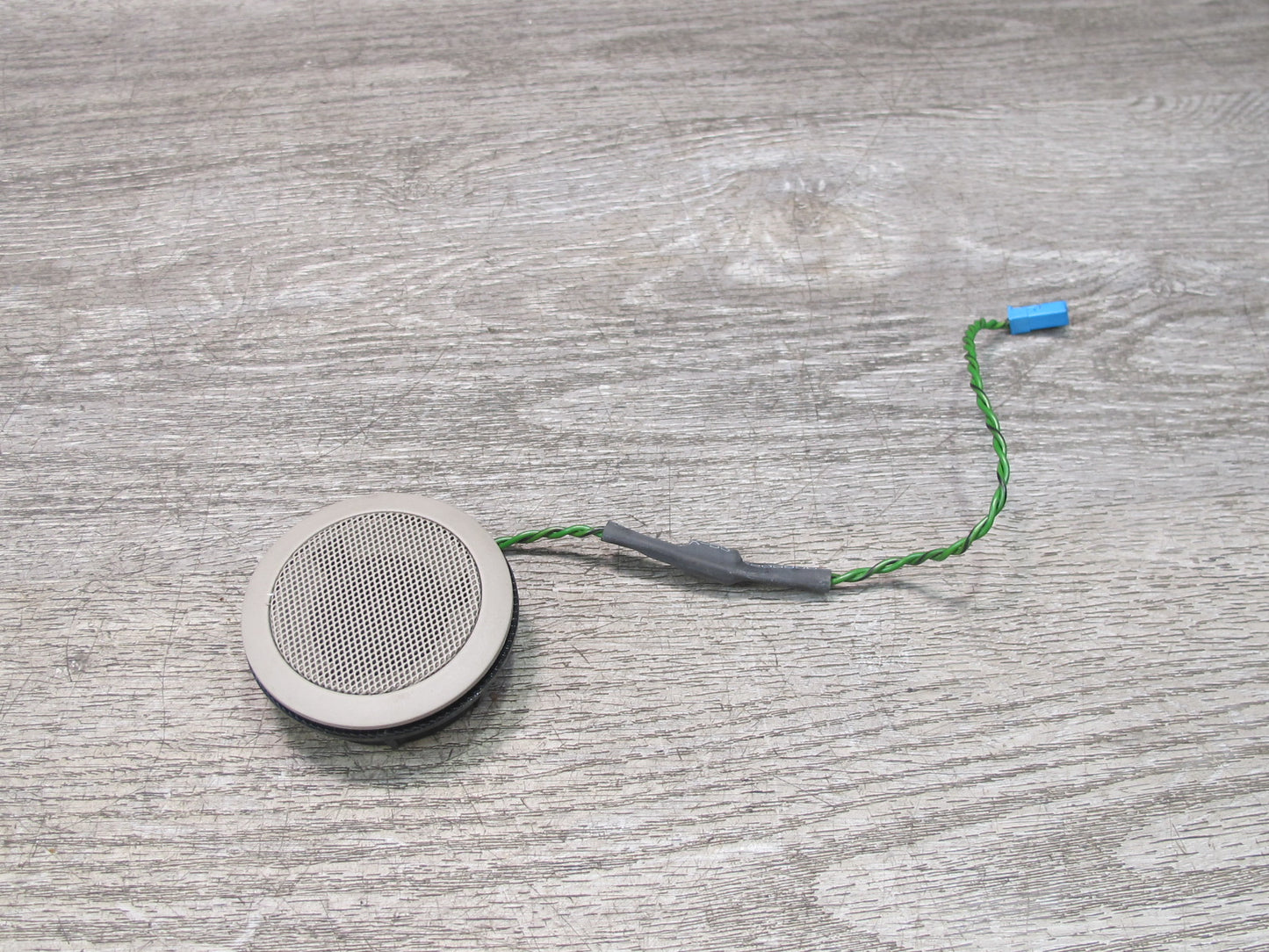 08-09 BMW E88 135i Convertible Set of 2 Rear Tweeter Speaker w Trim Beige OEM