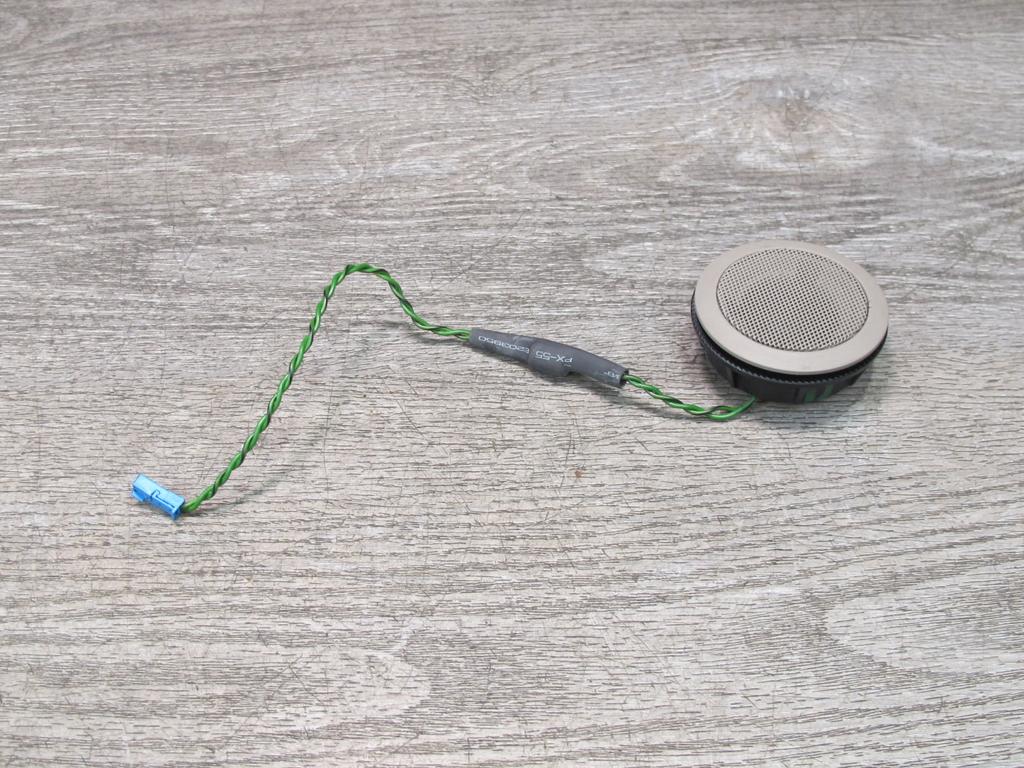 08-09 BMW E88 135i Convertible Set of 2 Rear Tweeter Speaker w Trim Beige OEM