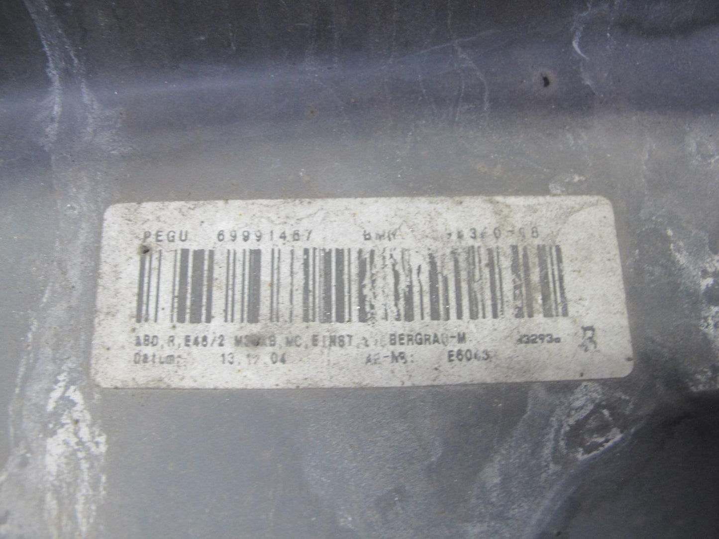 01-06 BMW E46 330ci M3 Coupe Convertible Set of 2 Side Skirt Rocker Panel OEM