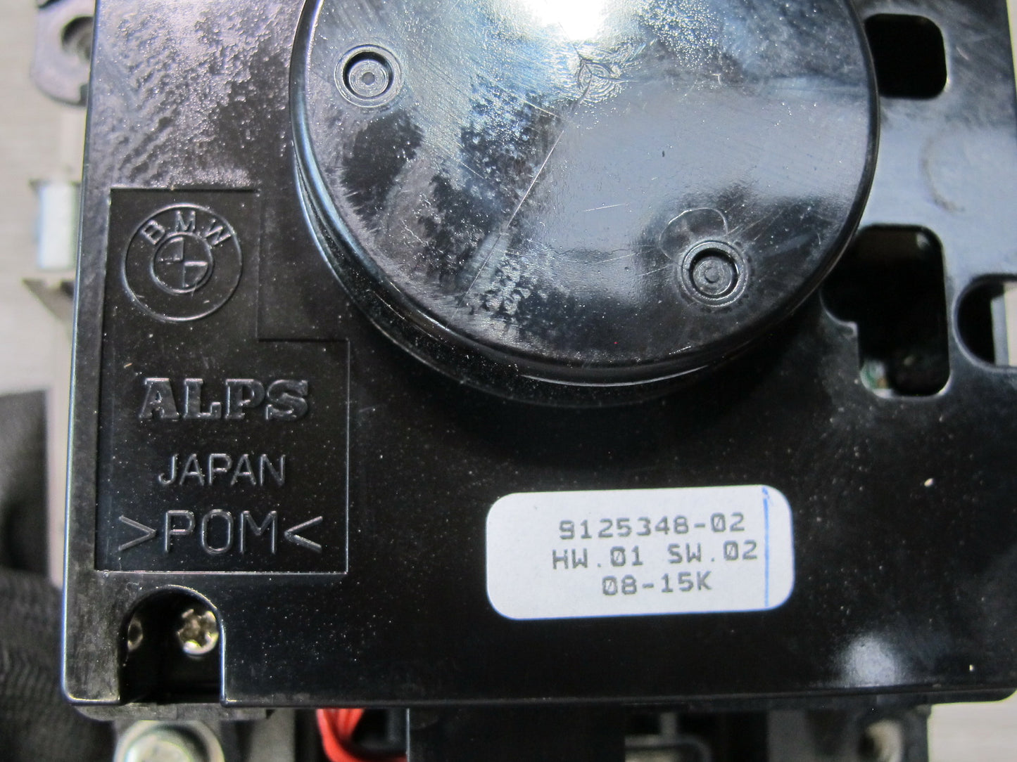 2008 BMW E82 E88 135I idrive Media Controller Switch w Trim Beige 9125348 OEM