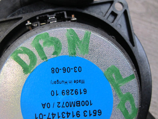 08-13 BMW E88 135i Convertible Rear Right & Left Hifi Speaker Set 9143147 OEM