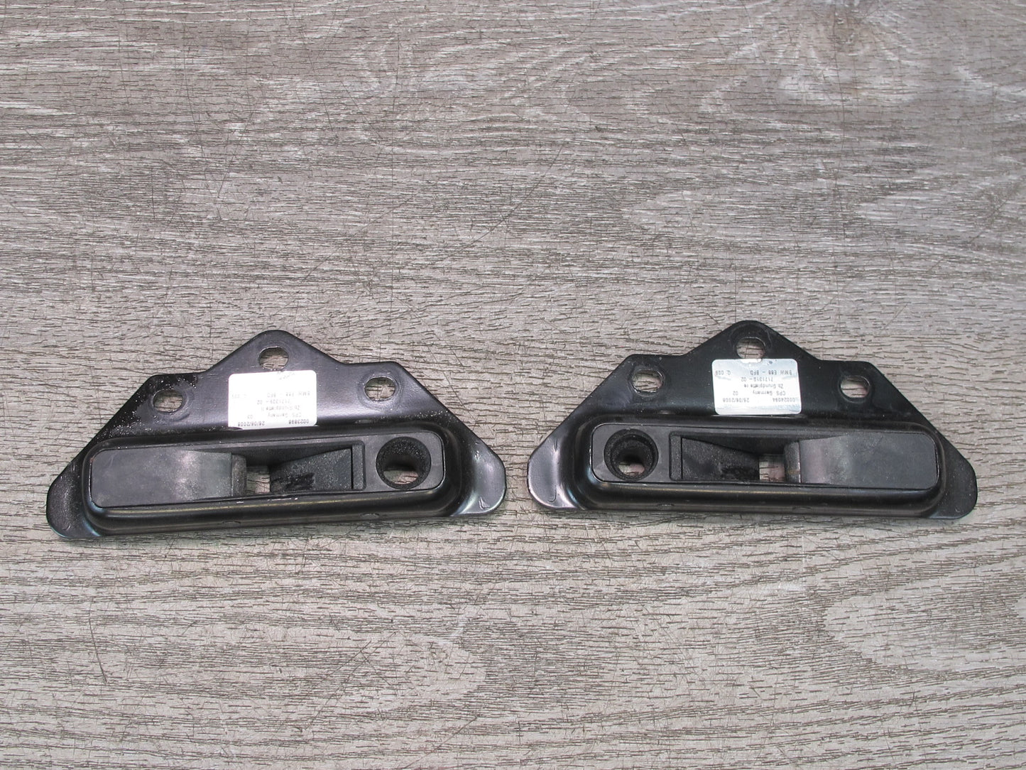 08-13 BMW E88 135I Convertible Set of 2 TOP Roof Lock Latch Striker Plate OEM