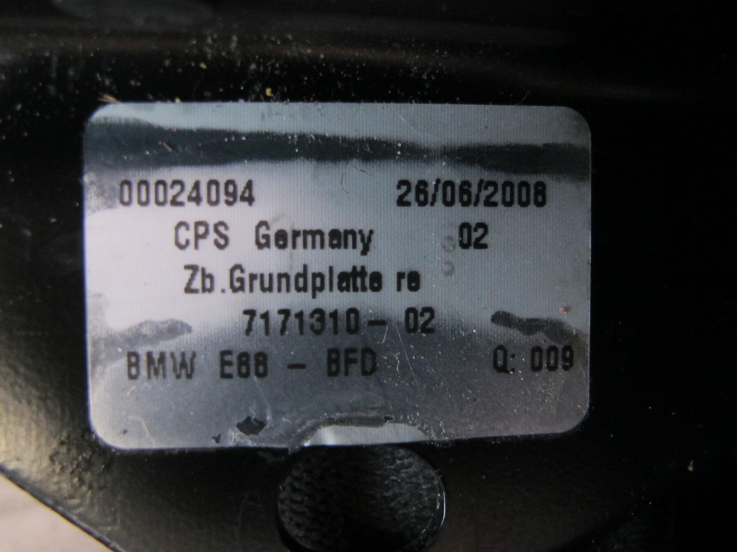 08-13 BMW E88 135I Convertible Set of 2 TOP Roof Lock Latch Striker Plate OEM