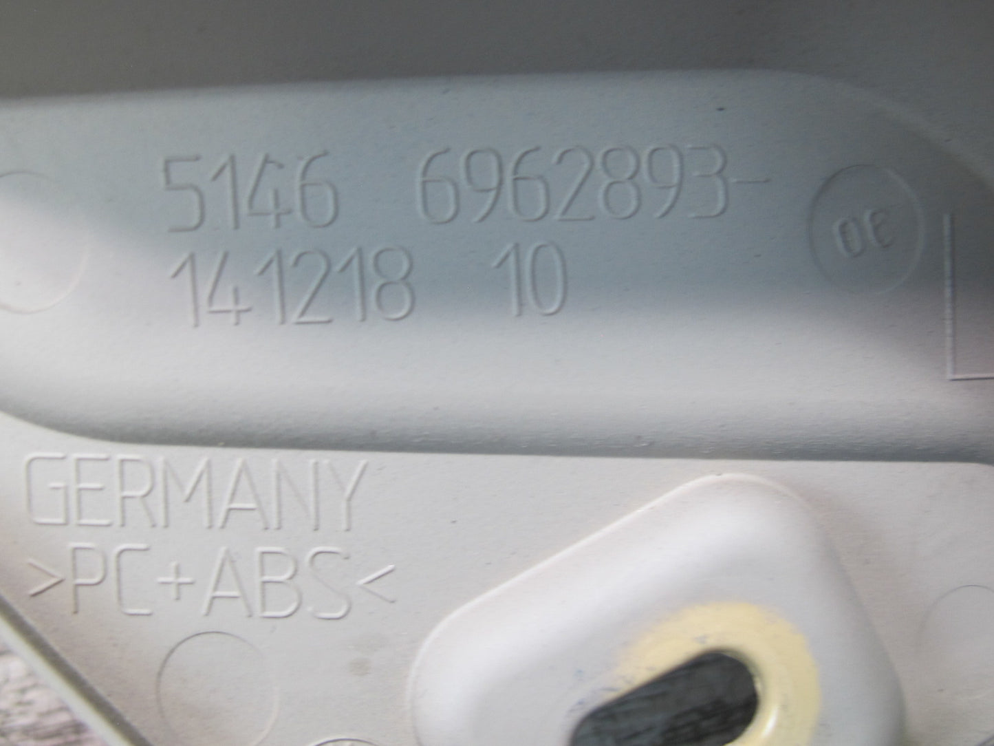 08-13 BMW E88 135I Convert Rear Left & Right Seat Belt Cover Trim Beige Set OEM