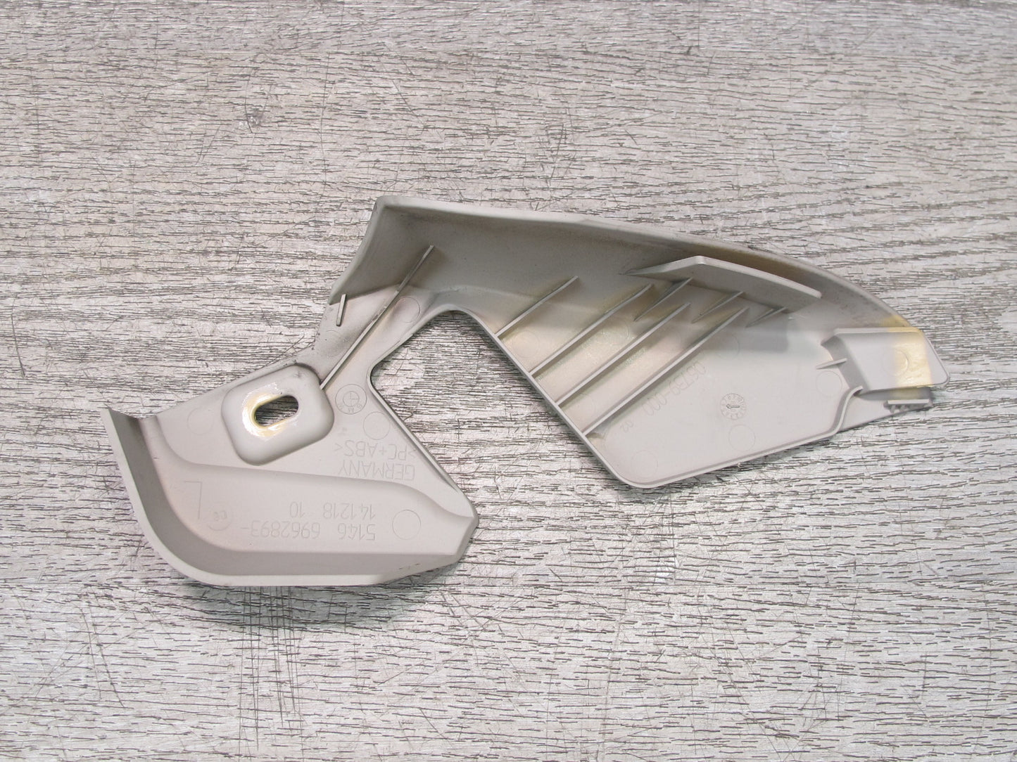 08-13 BMW E88 135I Convert Rear Left & Right Seat Belt Cover Trim Beige Set OEM