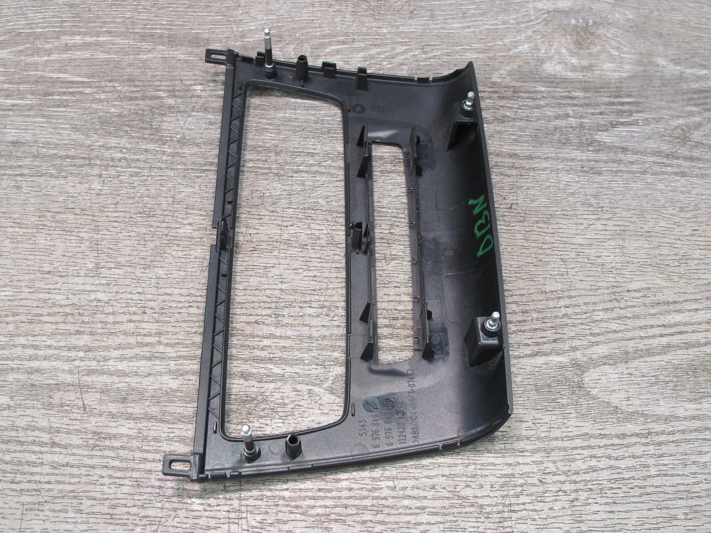 08-13 BMW E82 E88 135I Front Center Console Radio Trim Cover Panel Black OEM